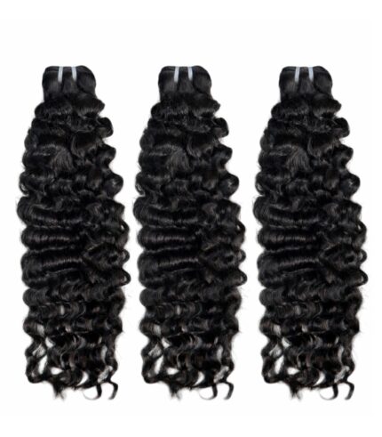 Burmese Curly Bundles – 100% Raw Human Hair