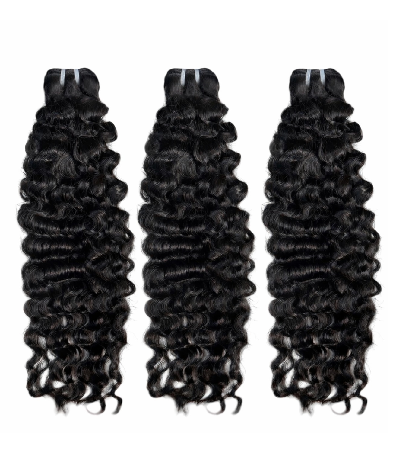 Loose Wave Burmese Curly Bundles – 100% Raw Human Hair - Image 1